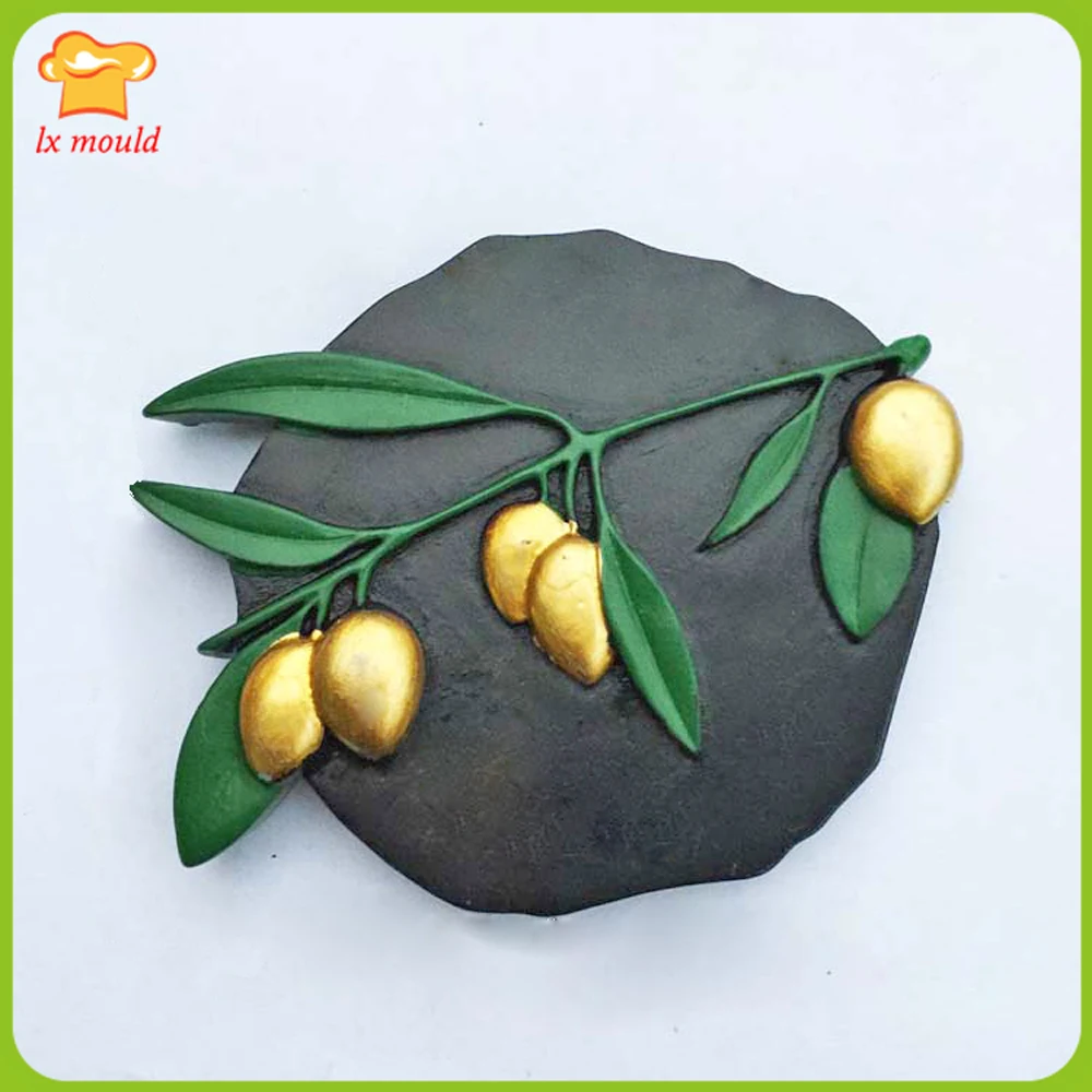 

Новинка, глина для выпечки в виде оливковой ветки LXYY