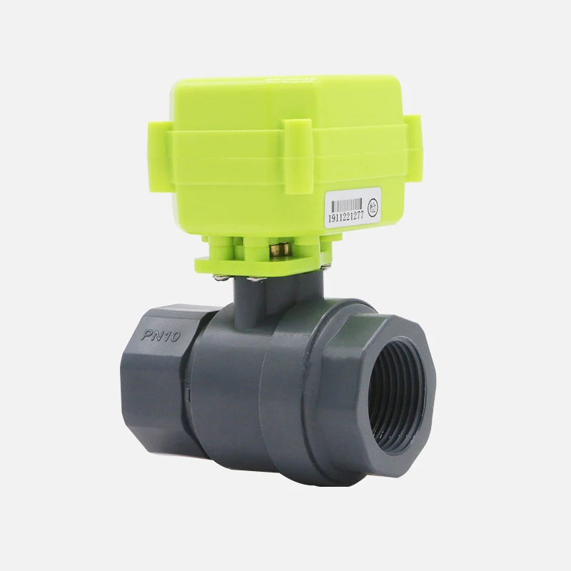 2 варианта DN15 / DN20 2Nm Электрический шаровой кран 1/2 &quot 3/4&quot DC12V ПВХ на