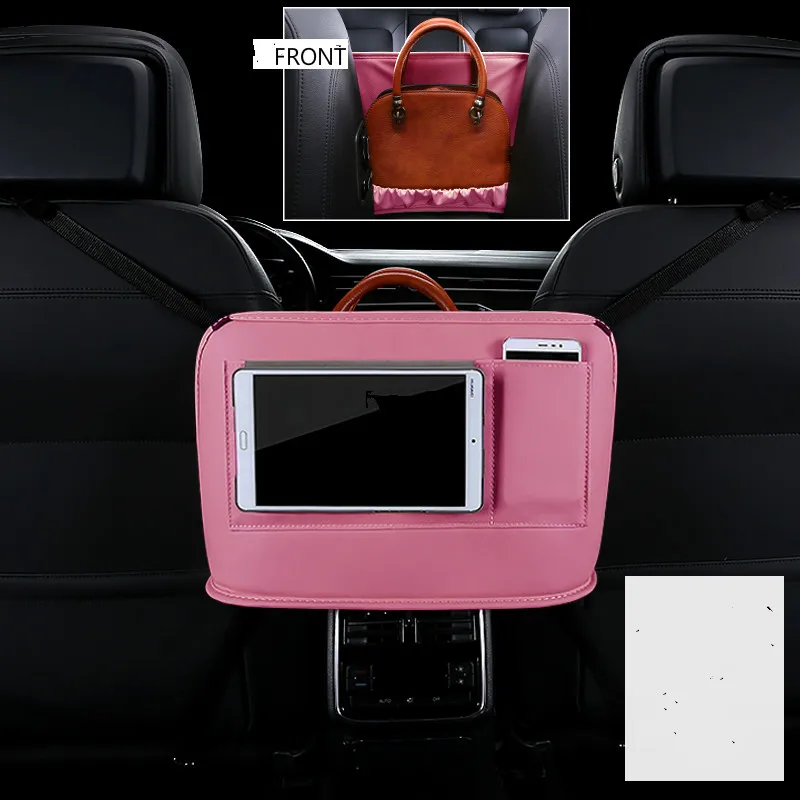 B-Pink Промежуточная сумка на заднее сиденье автомобиля для приема и подвешивания багажника - Название цвета: B-Pink