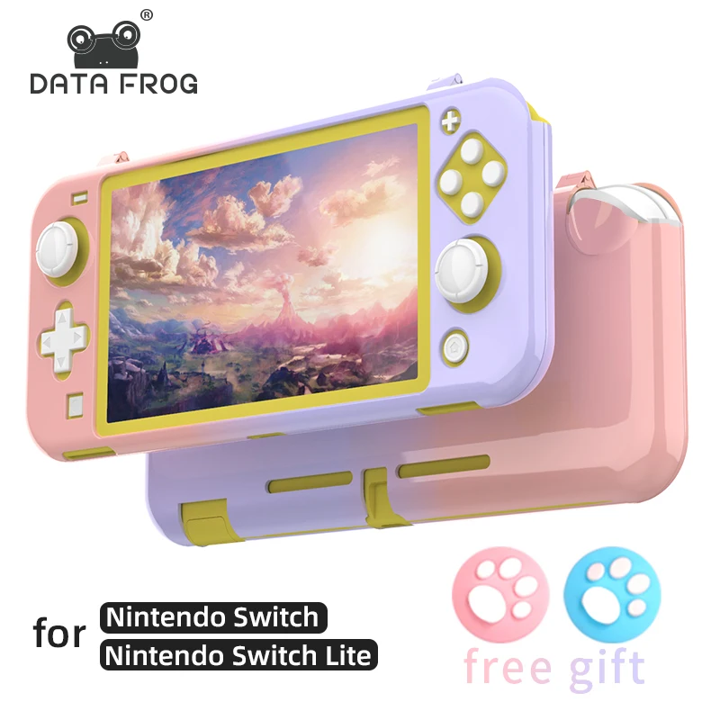 Защитный чехол DATA FROG для Nintendo Switch Lite жесткий lite консоль Mix цветная задняя
