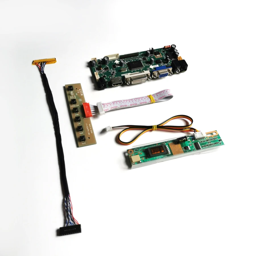 Плата управления для ЖК монитора B154EW02 V0 V1 DVI VGA 1280*800 15 4 &quotM.NT68676|Комплектующие