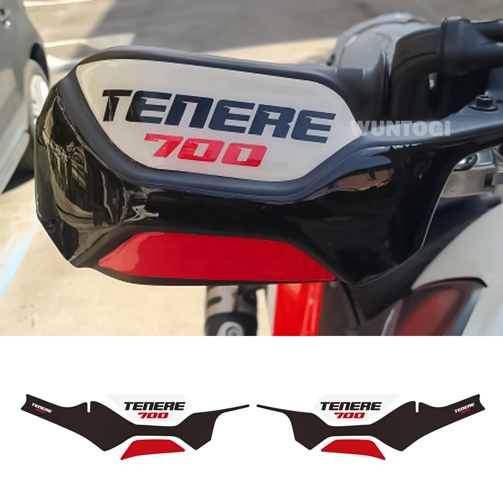 For Yamaha TENERE 700 T700 XTZ 690 XT 700 Z 2019 - 2020 Motorcycle Original Handguard Hand guard Extended 3D Stickers