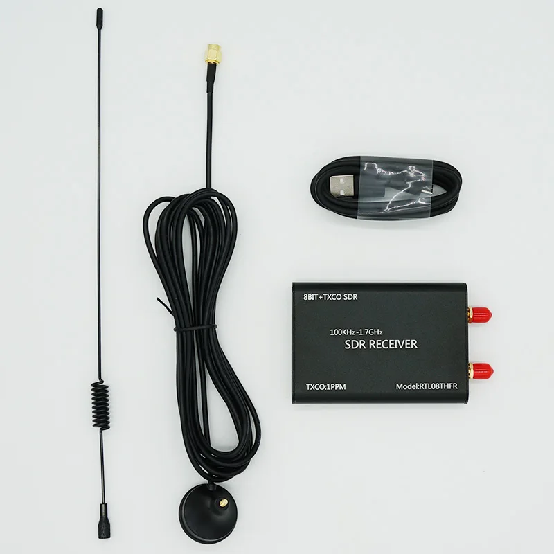100 кГц 1 7 ГГц 0.5PPM TXCO RTL SDR приемник RTL2832U + R820T2 радио RTL08THFR SDR|Теле- и радиовещательное