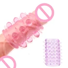 Кольцо для увеличения пениса член секс-игрушки для мужчин Задержка эякуляции защита крайней плоти массаж пенис рукав презерватив интимные товары
