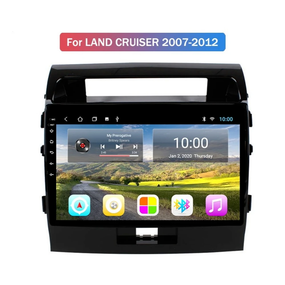 

Android 10.0 Car Radio Stereo Multimedia Player For TOYOTA LAND CRUISER LC200 2007-2012 Car GPS Navigation With Wifi 4G