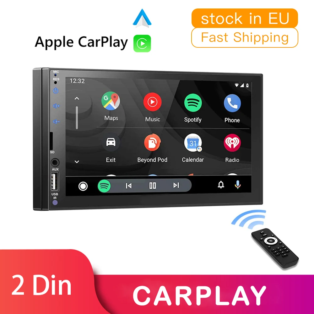 Автомагнитола 2DIN на Android мультимедийный MP5-плеер Apple Carplay с 7 "сенсорным экраном