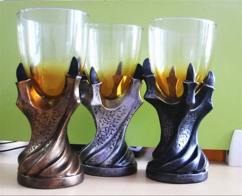 

Game of Thrones Dragon claw resin Base Glass Cup Home Decoration Figure