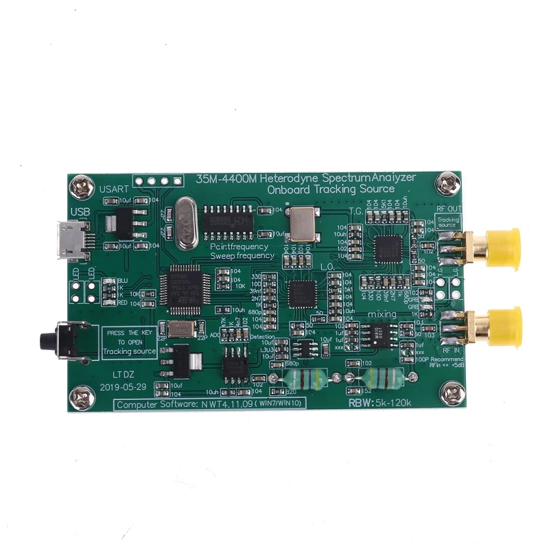 35M-4400M Spectrum Analyzer RF Frequency Domain Analysis Tool |