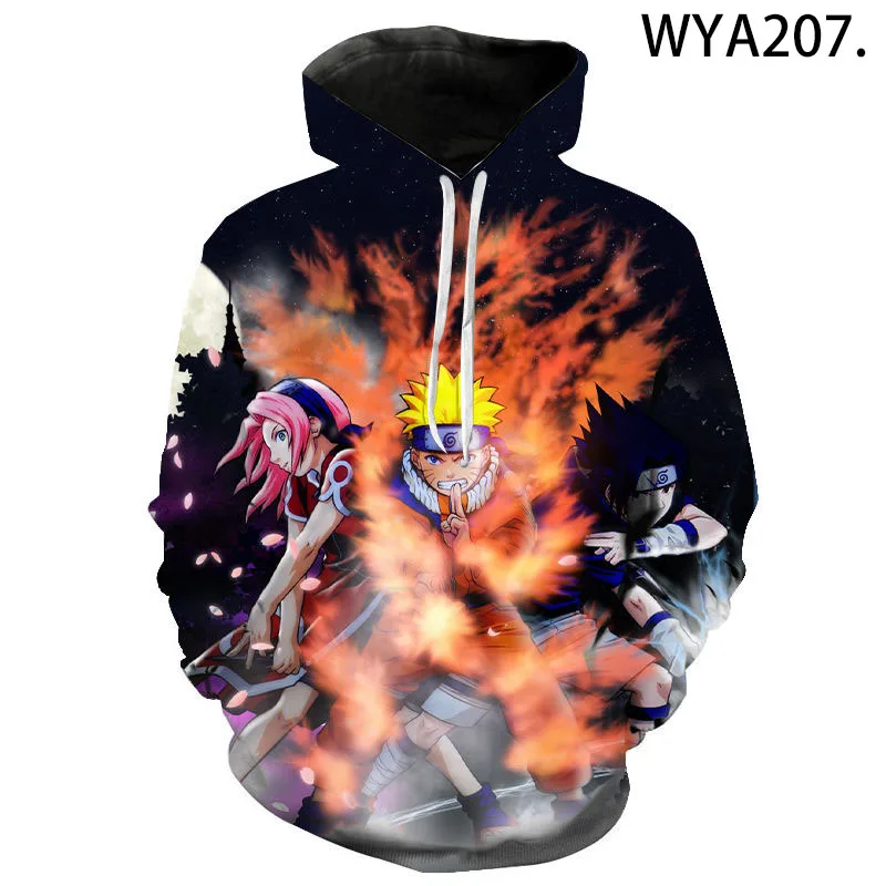 

2020 New Anime Naruto Uchiha Sasuke Itachi 3D Hoodies Men Women Children Sweatshirts Boy Girl Kids Cool Streetwear Clothes