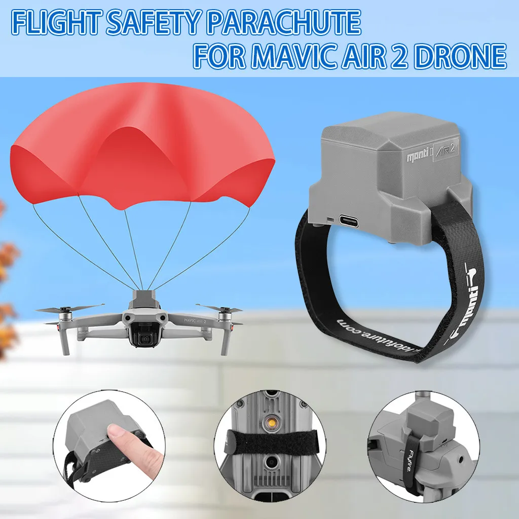 Новый легкий зонт для летательного аппарата парашют безопасного дрона DJI Mavic Air 2