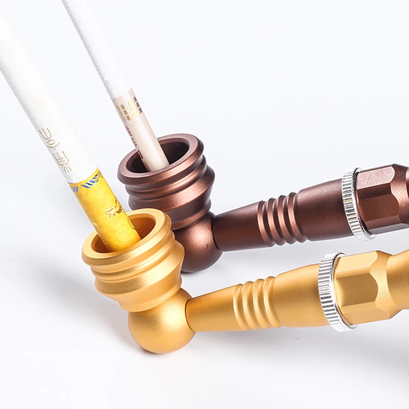 3 в 1 винтажные табачные курительные трубки металлический держатель для сигарет