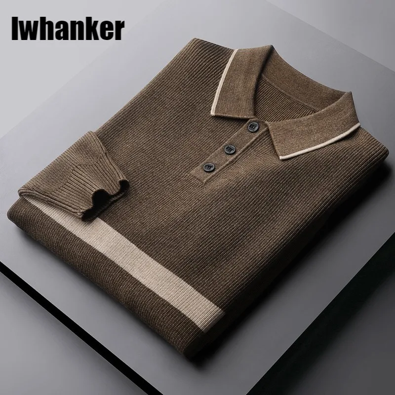 2021 Autumn Winter Male Sweaters High Quality Business Casual Keep Warm Mens Sweaters Fashion Slim Man Sweaters Plus Size 4xl