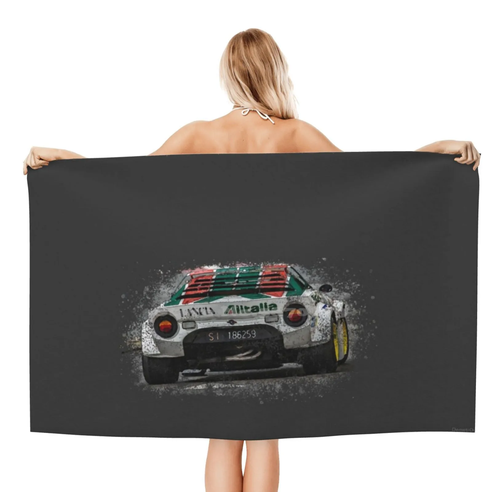 Мягкое удобное полотенце для душа Lancia Stratos раллийный автомобиль автомобильный