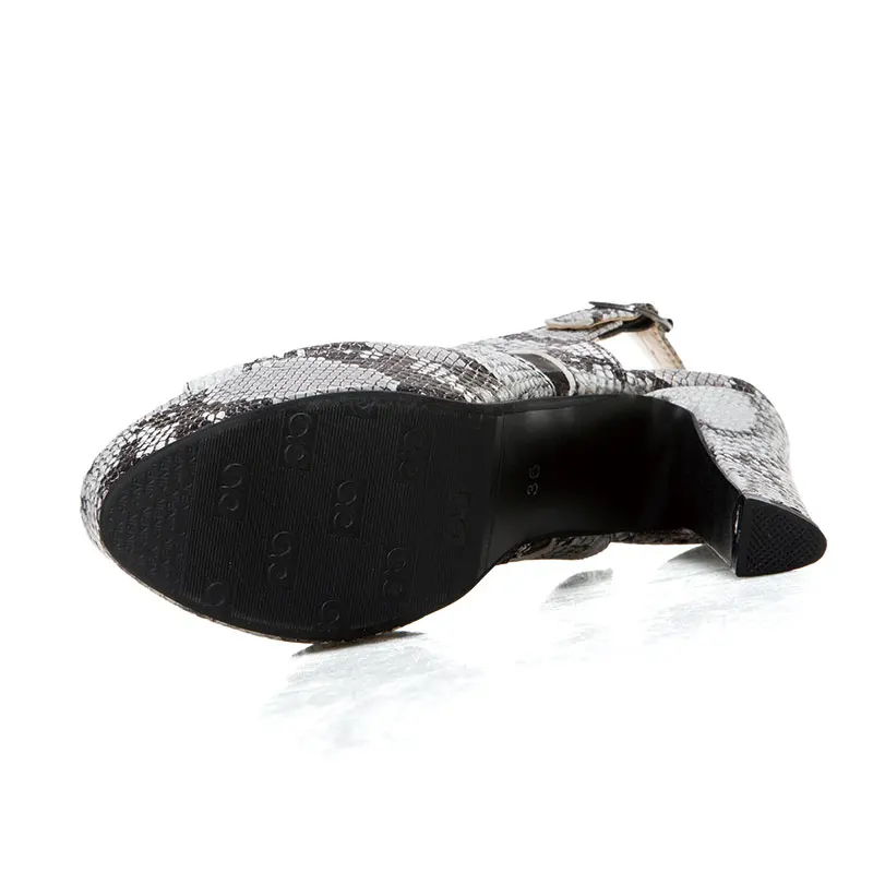 Sgesvier 2021 змеиная кожа летняя обувь лозы из сетчатого материала на платформе На