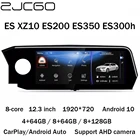 ZJCGO автомобильный мультимедийный плеер стерео GPS Радио Навигация Android 10 экран для Lexus ES XZ10 ES200 ES350 ES300h 2018-2021