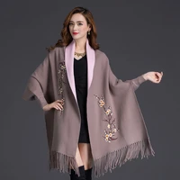 hot sale new fashion big size shawl scarf long tassel striped autumn winter for women knitted wrap swing sweaters