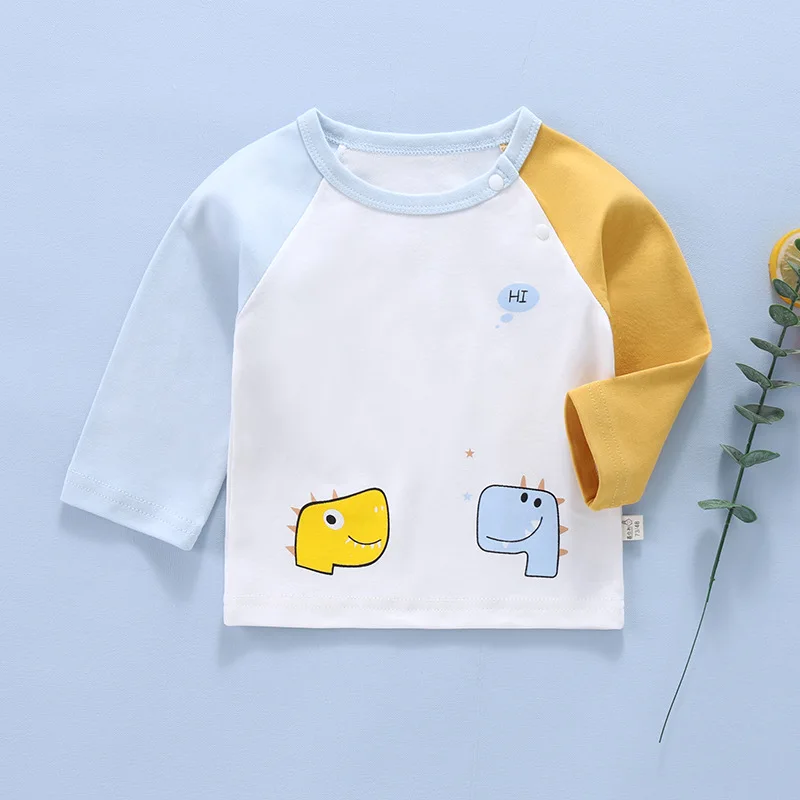 Детская футболка с короткими рукавами летняя детская Топ для малышей одежда