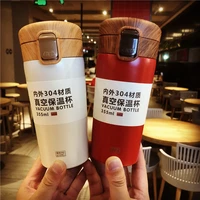 creative thermos cup fashion office cup mens and womens portable student straight cup stainless steel vacuum coffee cup 355ml