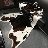 cow style carpets for living room bedroom kid room rugs home carpet floor door mat decor imitation leather fashion area rugs mat