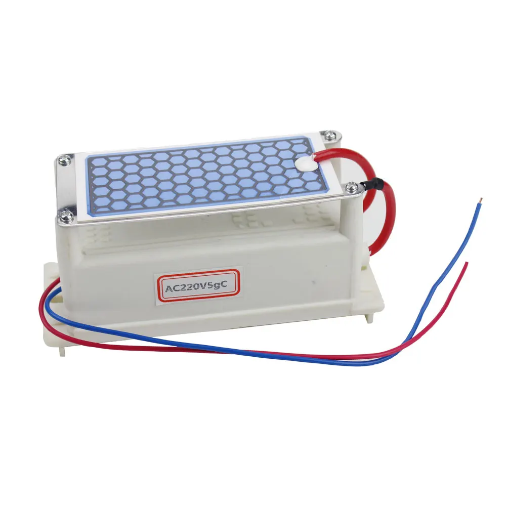 Портативный Керамический генератор озона 220 V/110 V/12 V 5g интегрированный