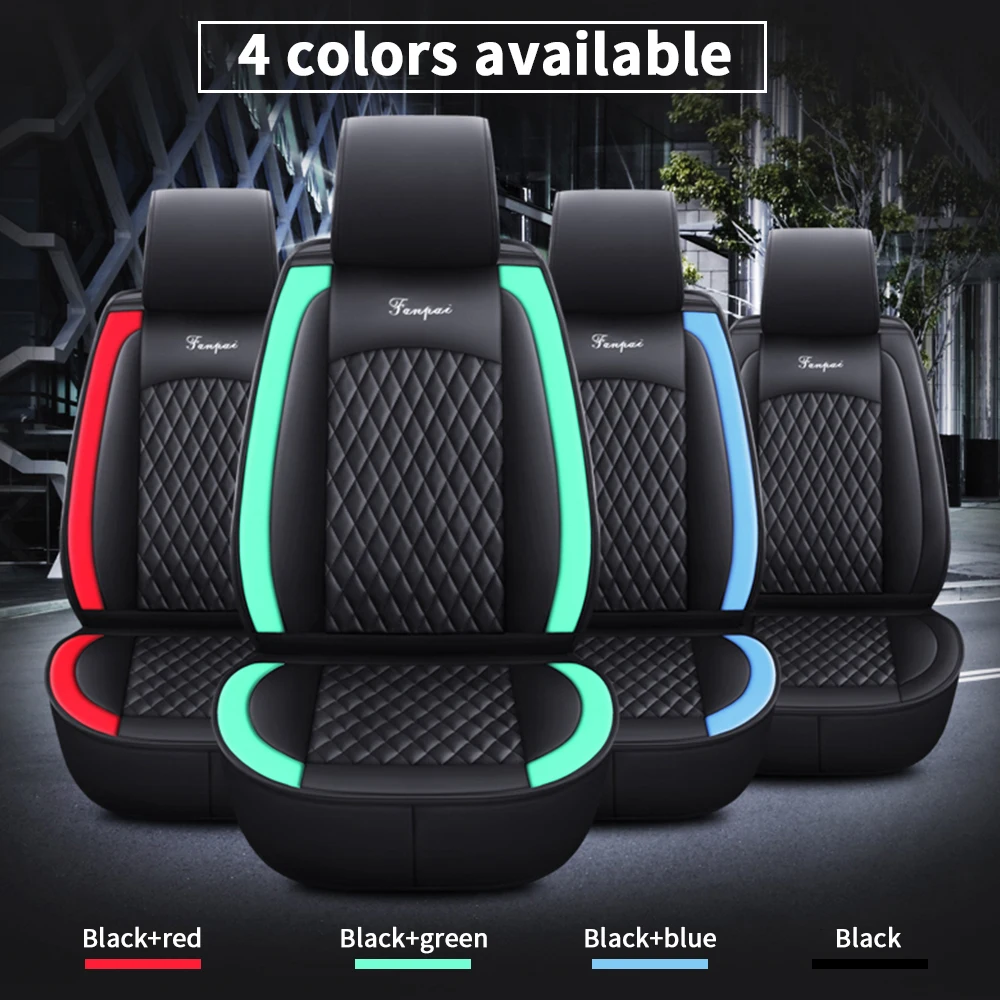 

Leather Car Seat Covers For MINI ONE COOPER Paceman Clubman Countryman 4 season Non-Slip Seat Cushion Cover Auto Accessories