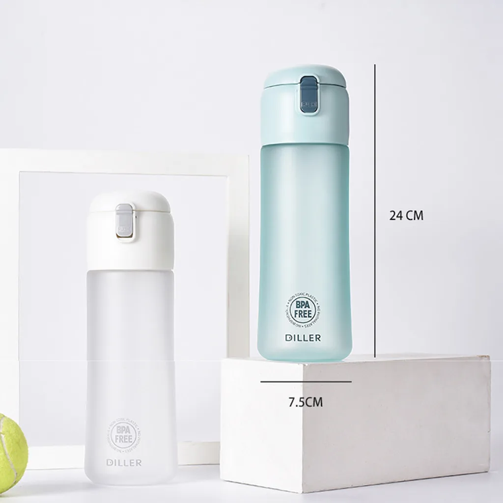 Открытый спорт бутылка для воды тритан Эко-дружественных один щелчок открытый