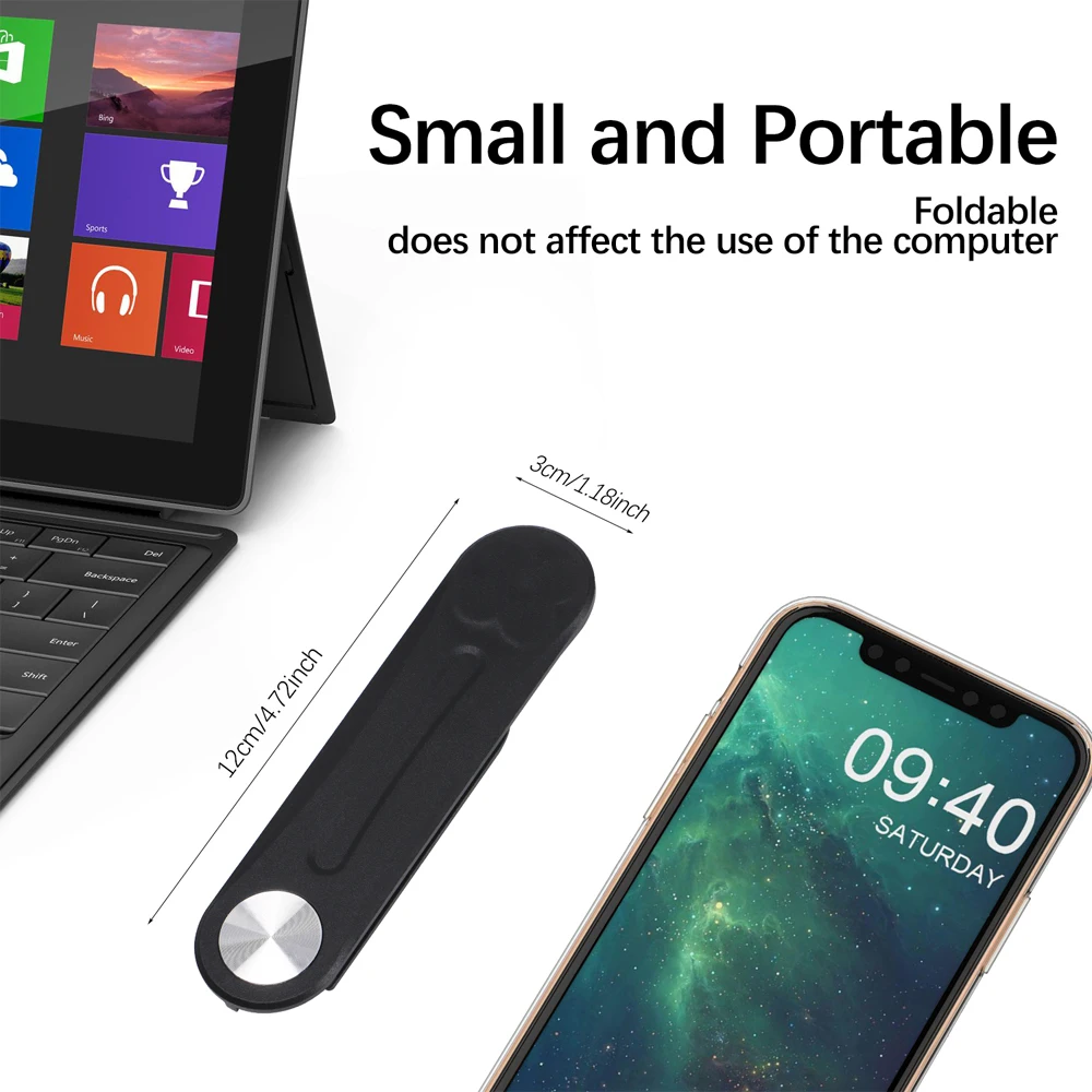 Подставка для телефона ноутбука с магнитным креплением складная | Мобильные