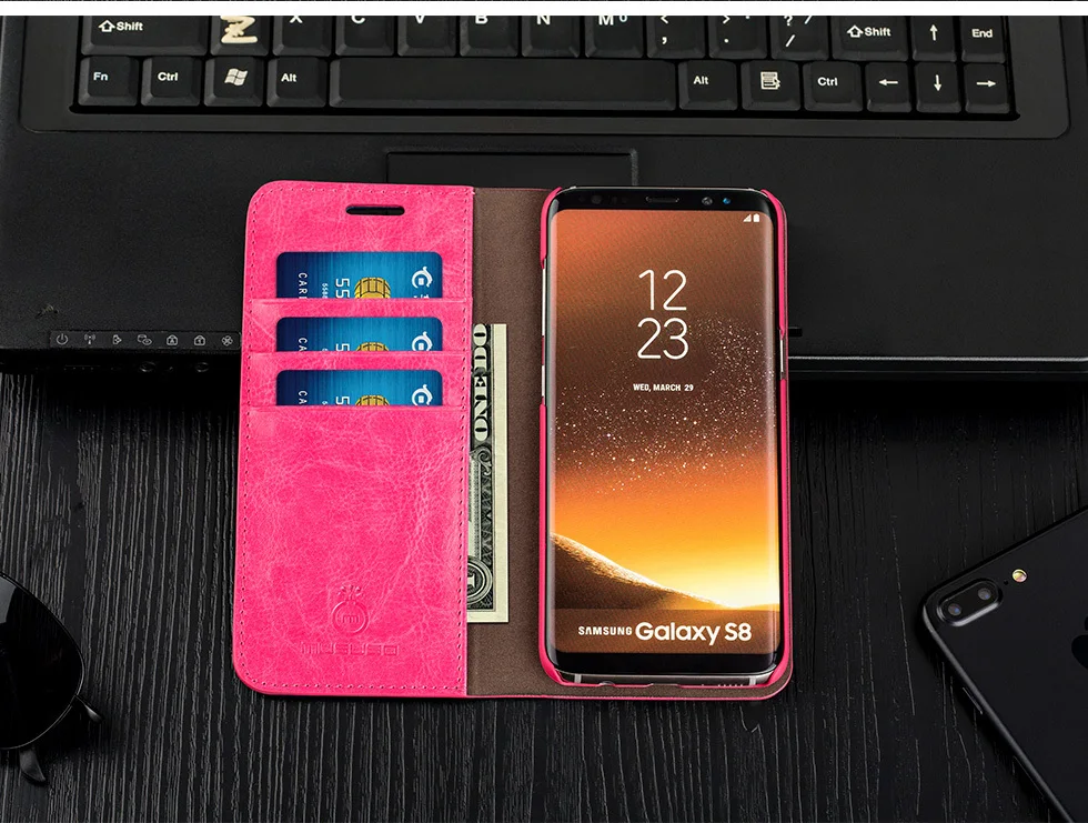 Musubo женский роскошный чехол для Note 9 Note 8 кожаный флип-чехол для samsung Galaxy S10 S9+ S8 Plus S7 Edge кошелек держатель для карт