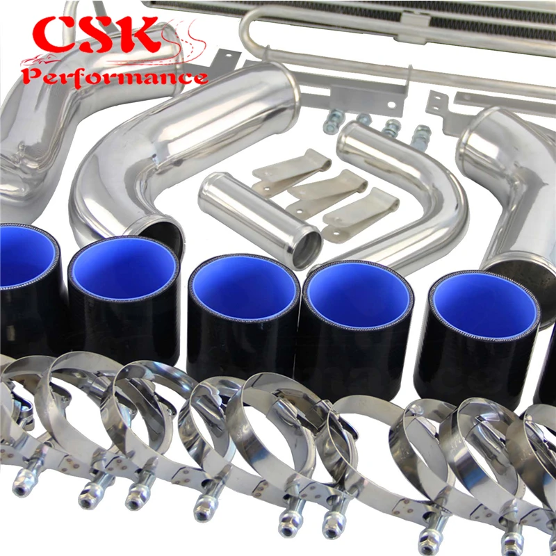 Подходит для MAZDA 93 94 95 96 97 RX7 FD3S FMIC передний кулер + трубопровод TURBO