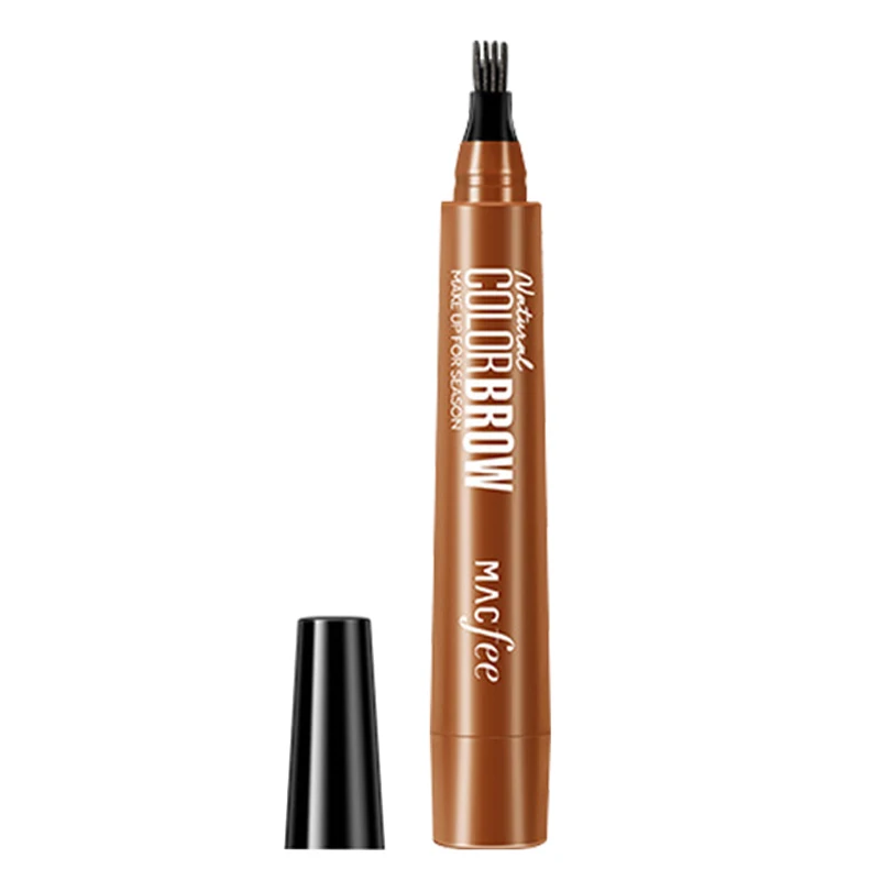 1 шт. Водостойкий карандаш для бровей с вилочным наконечником стойкий тонкий