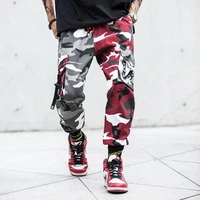 hip hop harajuku camo multi pocket mens pants men fashion mens clothing cargo pants streetwear men