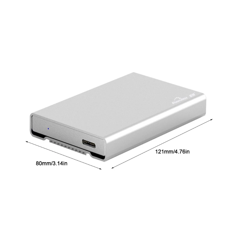 Blueendless 2 5-дюймовый корпус для жесткого диска USB3.0 Micro-B/Type C HDD 6 ТБ | Компьютеры и офис