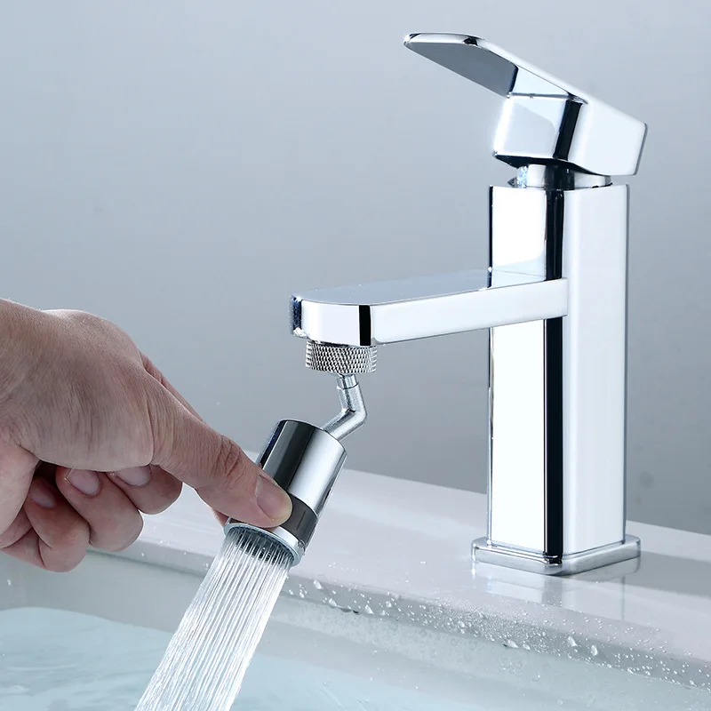 

Splash-proof Filter Faucet Copper Spout Bubbler Universal Rotation Dual-function Sprayer Head Flexible Faucets Extender Adapter
