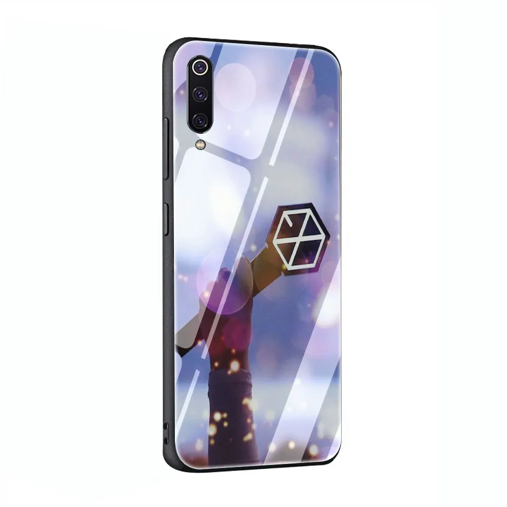 G10 EXO band k-pop kpop чехол из закаленного стекла для телефона Xiaomi mi 8 9 Red mi 4X 6A Note 5 6 7 Pro Pocophone F1 - Цвет: G10