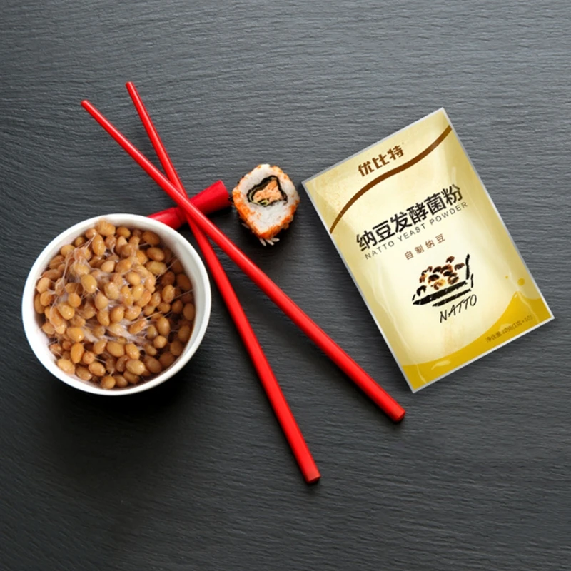10 г порошок Natto классическое домашнее питание липкая соевая соя Bacillus здоровый дом