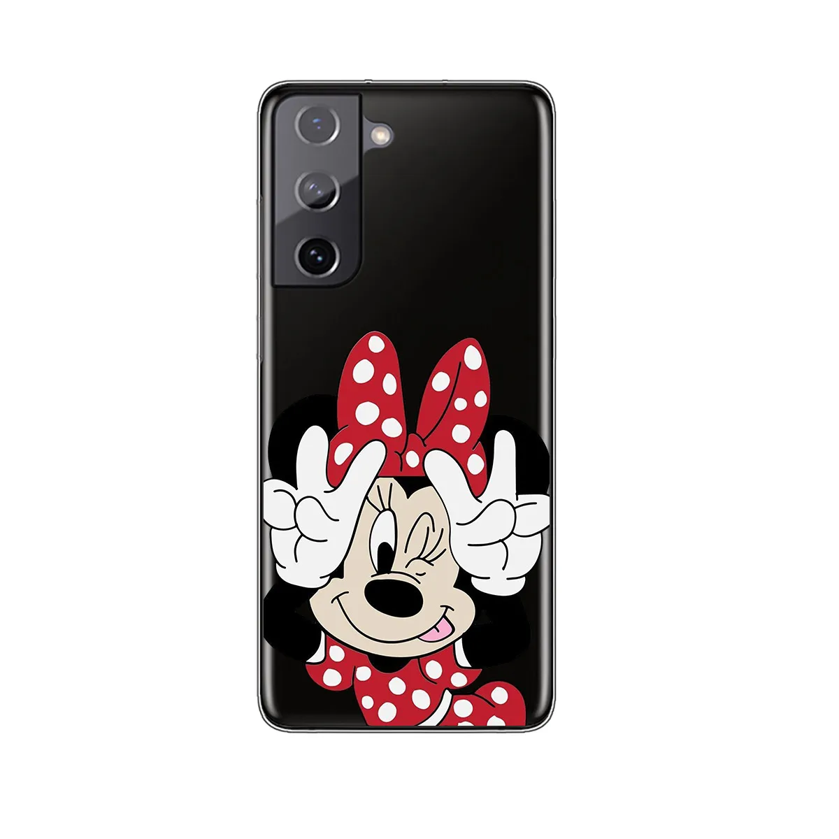 Silicone Cover Diseny Lovely Minnie For Samsung Galaxy S21 S20 FE Ultra S10 S10E Lite S9 S8 S7 Edge Plus Phone Case