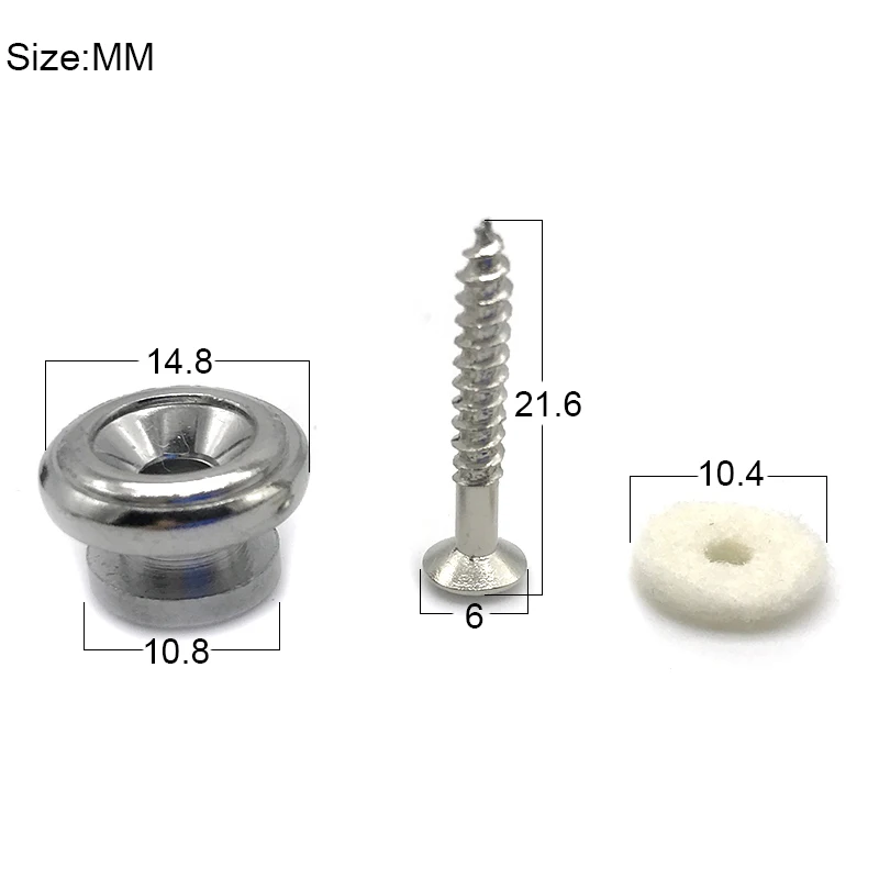 12 шт. грибы голова гитарный ремень кнопки металлический ремешок замки для