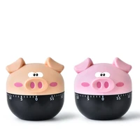 cartoon pig shaped kitchen timer home kitchen alarm clock countdown piglet machinery electronic timer for cooking baking frying
