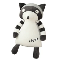 nice 4575cm cartoons raccoon plush toy lovely cute soft stuffed animals doll pillow for girls children kids baby birthday gift