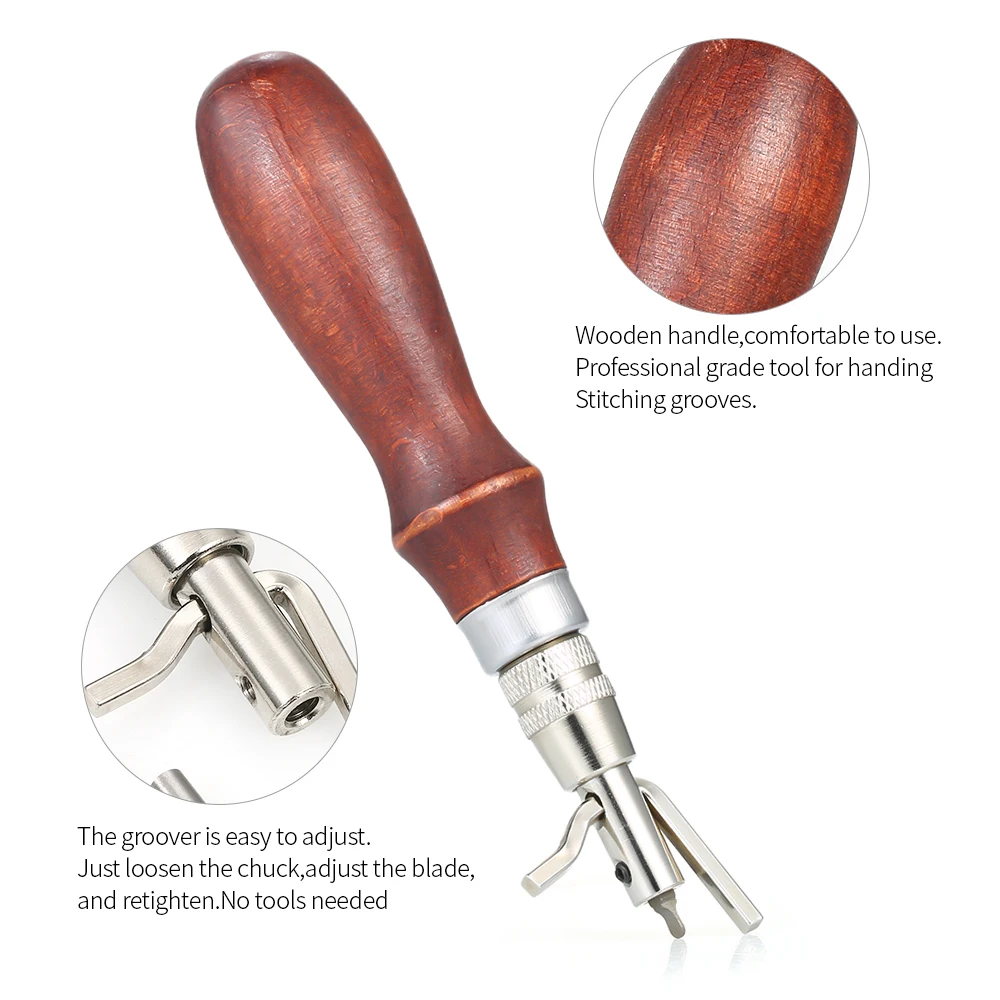 5 в 1 для профессионального шитья нарезания и биговки край Beveler Leathercraft комплект