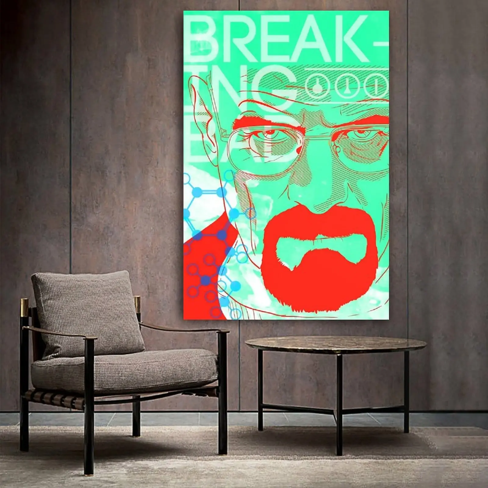 

Breaking Bad Walter White Poster Canvas Art Poster and Wall Art Picture Print Modern Family bedroom Decor Posters