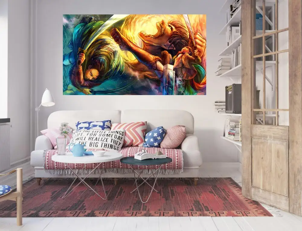 [Самоклеящиеся] 3D Атака Титанов 226 Японские Аниме настенные стикеры Настенные