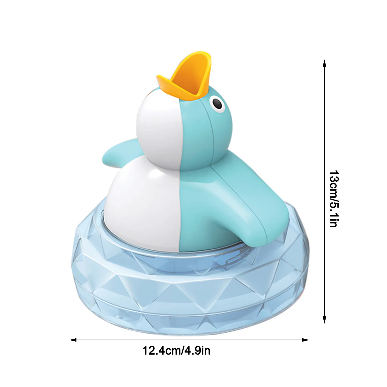 

Penguin bath toy bath bath toy baby bath toy and music radiance game bath toy for children's gift L4