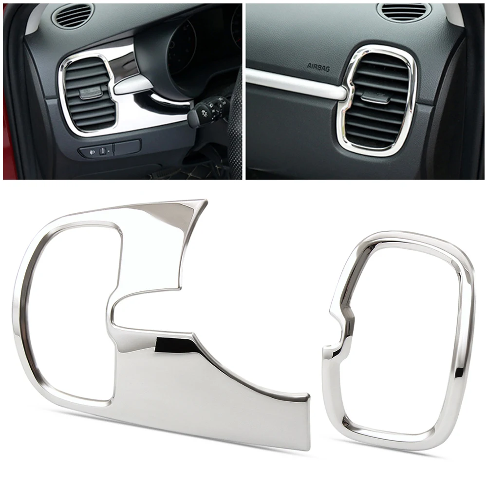 Крышка вентиляционного отверстия из нержавеющей стали для Kia Rio 4 X line 2017 2018 2019