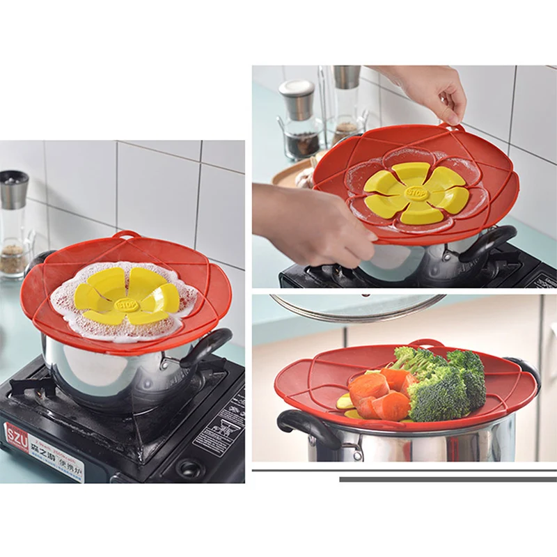 Силиконовая крышка для кастрюли сковорода кухонные принадлежности инструменты