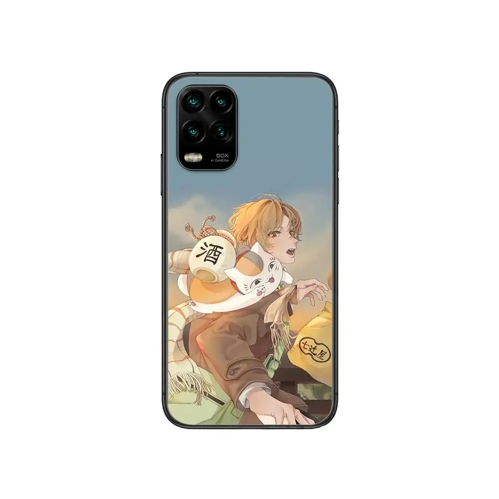 

natsume yuujinchou case Phone Case For XiaoMi Redmi 11lite ultra 9 8A 7A 6 A Pro T 5G K40 Anime Black Cover Silicone Back Pret