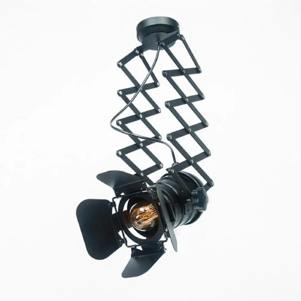 Винтажный Светодиодный прожектор в стиле лофт кованые потолочные светильники