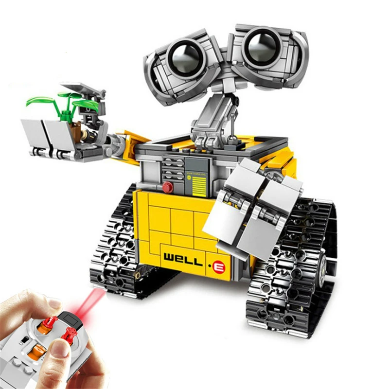 609 шт. настенные фигурки роботов совместимы с Lepinglys Technic 21303 строительный блок