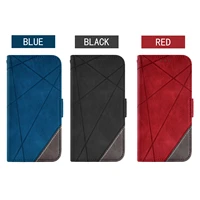 for samsung galaxy note edge 20 uitra 10 plus pro lite 9 8 5 4 3 note9 note8 n9150 a81 contrasting color stitching wallet cover
