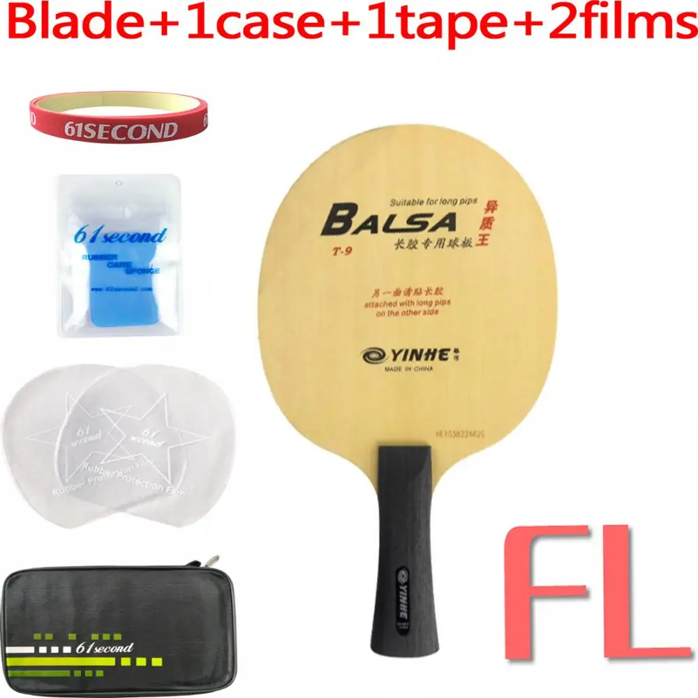 FL with F 1 case Yinhe Млечный Путь Galaxy T-9 T9 T 9 лезвие для настольного тенниса пинг-понга - Цвет: FL with F 1 case